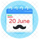 Father Day Calendar  Icon