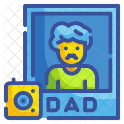 Father Day Photo  Icon