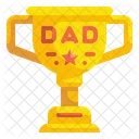 Father Day Trophy Trophy Award Icon