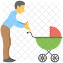 Caring Dad Father Icon