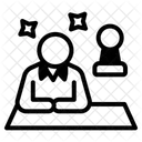 Chess Playing Father Icon