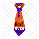 Father Tie Cravat Necktie Icon