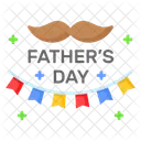 Fathers Day Mustaches Fatherhood Icon