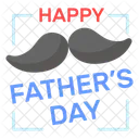 Fathers Day Mustaches Fatherhood 아이콘