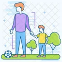 Fathers Day Parenthood Event Celebration Icon