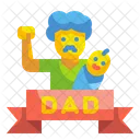 Fathers Day Dad Celebration Icon