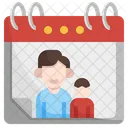 Fathers Day Fathers Day Calendar Icon