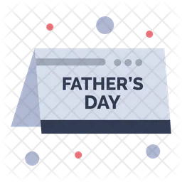 Fathers Day Calendar  Icon