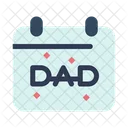 Fathers Day Calendar  Icon