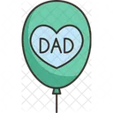 Fathers Day Decoration Icon