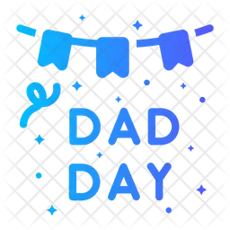 Fathers Day Decoration  Icon