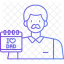 Fathers Day Dad Celebration Icon