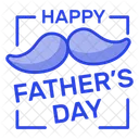 Fathers Day Mustaches Fatherhood 아이콘