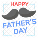 Fathers Day Mustaches Fatherhood 아이콘