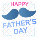 Fathers Day Mustaches Fatherhood 아이콘