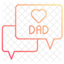 Fathers Day Mail Father 아이콘