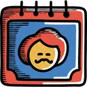 Fathers Day Date Party Icon