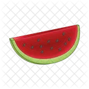 Fatia De Melancia Melancia Fruta Icon