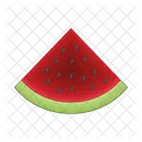 Fatia De Melancia Melancia Fruta Icon