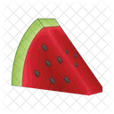 Fatia De Melancia Melancia Fruta Icon