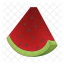 Fatia De Melancia Melancia Fruta Icon