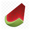 Fatia De Melancia Melancia Fruta Icon