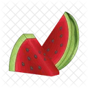 Fatia De Melancia Melancia Fruta Icon