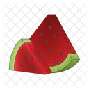 Fatia De Melancia Melancia Fruta Icon