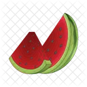 Fatia De Melancia Melancia Fruta Icon