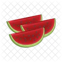 Fatia De Melancia Melancia Fruta Icon