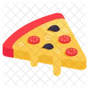 Fatia De Pizza Cozinha Fast Food Icon