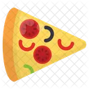 Pizza Fatia Vegetais Icon