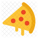 Fatia De Pizza Cozinha Fast Food Icon