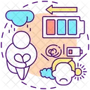 Fatigue Tired Problem Icon