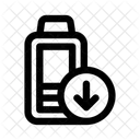 Fatigue Low Battery Tiredness Icon