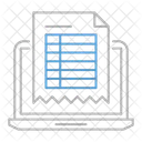 Fattura Investimento Ricevuta Icon