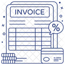 Fatura Conta Boleto De Pagamento Ícone