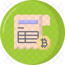 Fatura criptografada  Ícone