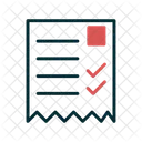 Conta Fatura Boleto De Pagamento Ícone