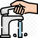 Faucet Open Hand Icon