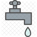 Faucet Water Tap Leak Icon
