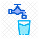 Faucet Water Glass Icon