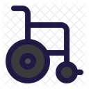 Fauteuil Roulant Handicaps Blessure Icône