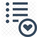 Favoris Liste Interface Utilisateur Icône