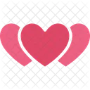Favorite Heart Shape Hearts Icon