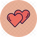 Favorite Heart Shape Hearts Icon