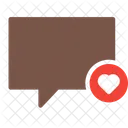 Favorite Heart Talk Icon