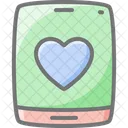 Favourit Heart Awesome Lineal Icon Icon