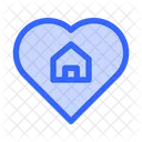 Favorite House Heart Icon