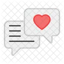 Favorite Chat Heart Chat Love Chat Icon